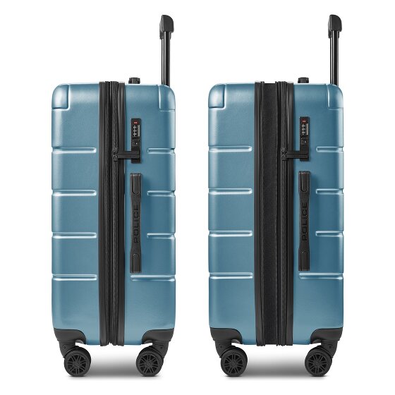 Police Dublin 4 Rollen Trolley M 64 cm mit Dehnfalte