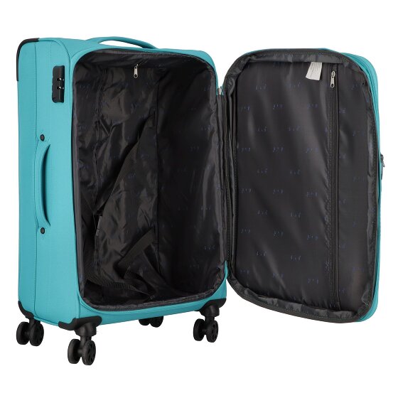 d&n Travel Line 6864 4-Rollen Trolley 66 cm