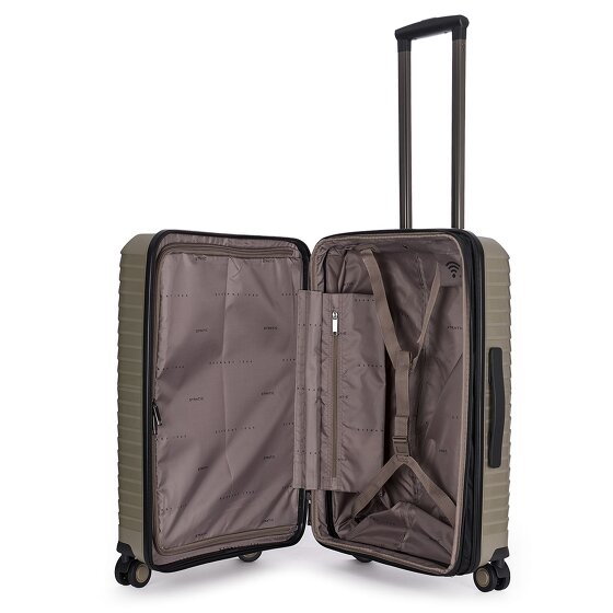 Stratic Bright+ 4 Rollen Trolley M 66 cm mit Dehnfalte