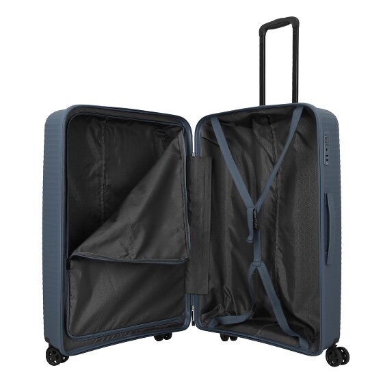 Travelite Air Stripe 4 Rollen Trolley L 77 cm