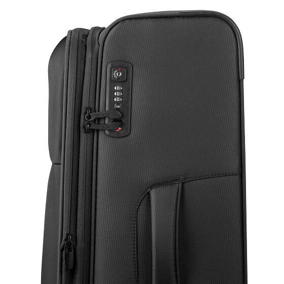 Pack Easy GoOn 4 Rollen Trolley M 67 cm mit Dehnfalte