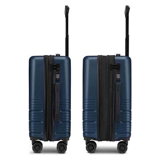 camel active Hanoi 4 Rollen Kabinentrolley S 55 cm mit Dehnfalte