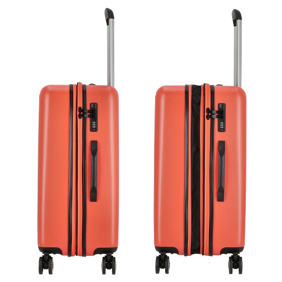 Gabol Future Plus 4 Rollen Trolley 66 cm mit Dehnfalte