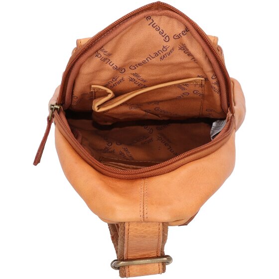 Greenland Nature GreenLand NATURE Umhängetasche Leder 19 cm