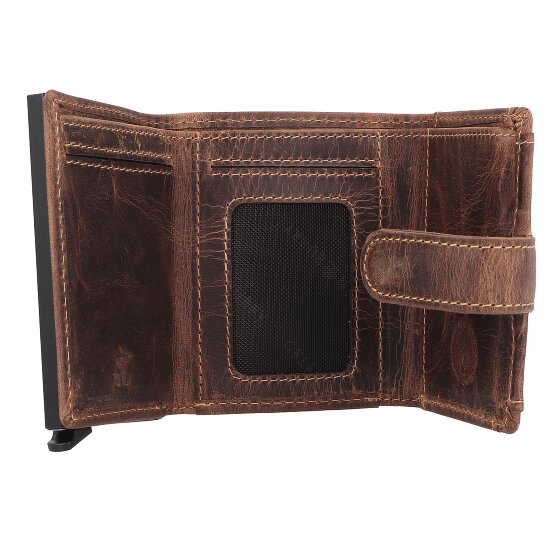 Greenburry Vintage Geldbörse RFID Schutz Leder 8 cm