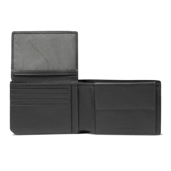 Piquadro Russel Geldbörse RFID Schutz Leder 13 cm