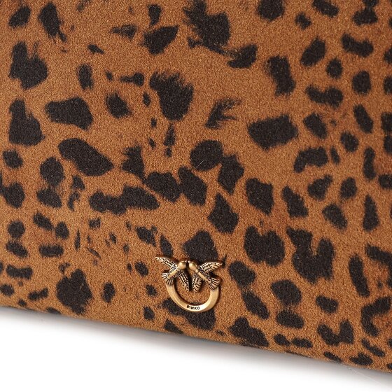 PINKO Flat Horizontal Umhängetasche Leder 20 cm