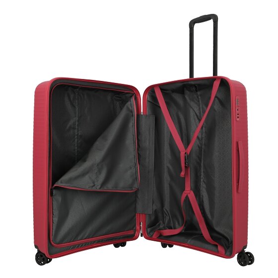 Travelite Air Stripe 4 Rollen Trolley L 77 cm