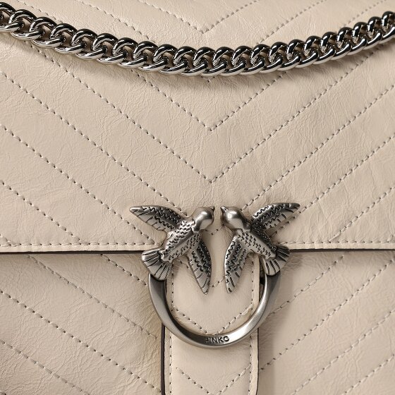 PINKO Love One Schultertasche Leder 26 cm