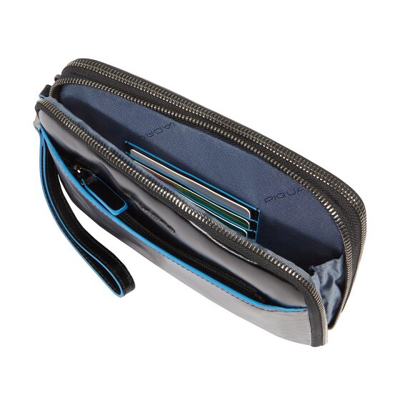 Piquadro Blue Square Clutch Geldbörse Leder 21 cm