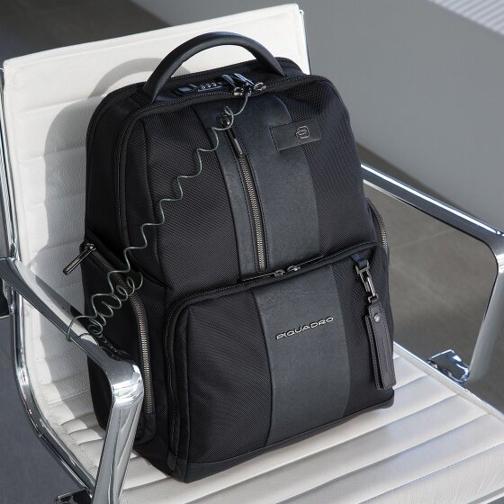 Piquadro Brief Business-Rucksack RFID Schutz 42 cm Laptopfach