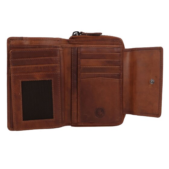 Greenburry Newport Geldbörse RFID Schutz Leder 14 cm