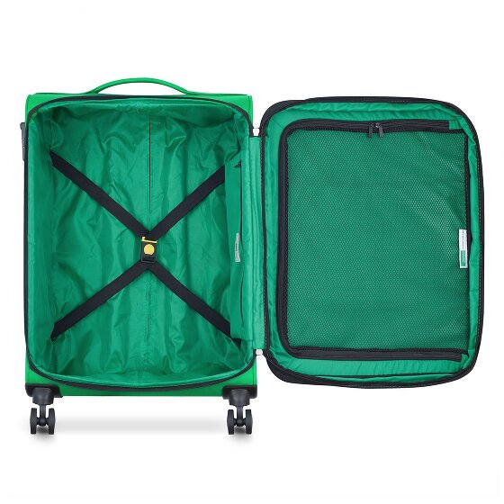 Delsey Paris x United Colors of Benetton Color Block 4-Rollen Kofferset 3 tlg.