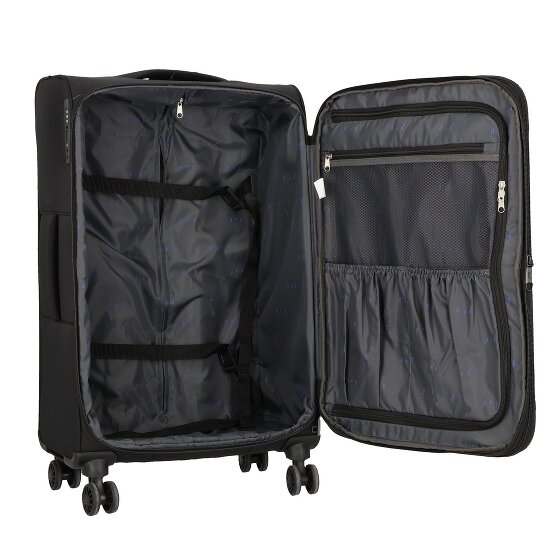 d&n Travel Line 9504 4 Rollen Kofferset 3-teilig mit Dehnfalte