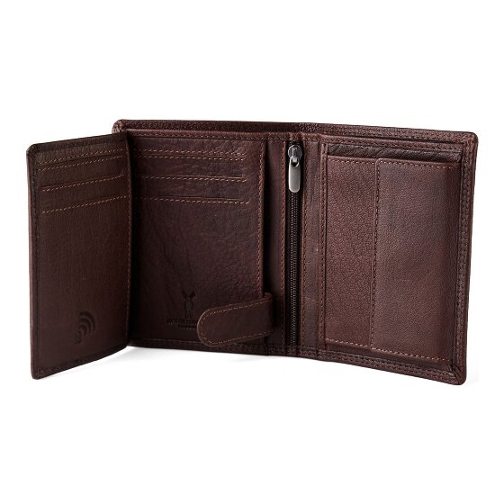 Jack Kinsky Porto 100 Geldbörse RFID Schutz Leder 10 cm