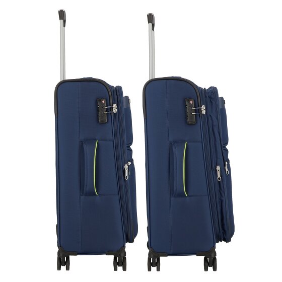 d&n Travel Line 6704 4-Rollen Kofferset 3tlg.