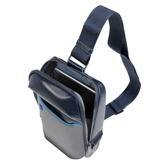 Piquadro Blue Square Umhängetasche Leder 28 cm