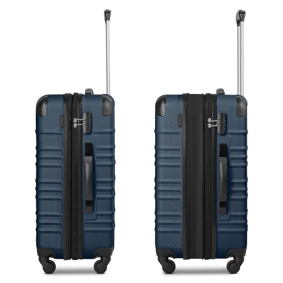 Wenger Amplar Evo 4 Rollen Trolley M 65 cm mit Dehnfalte