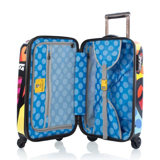 Heys Britto 4 Rollen Kabinentrolley S 53 cm mit Dehnfalte