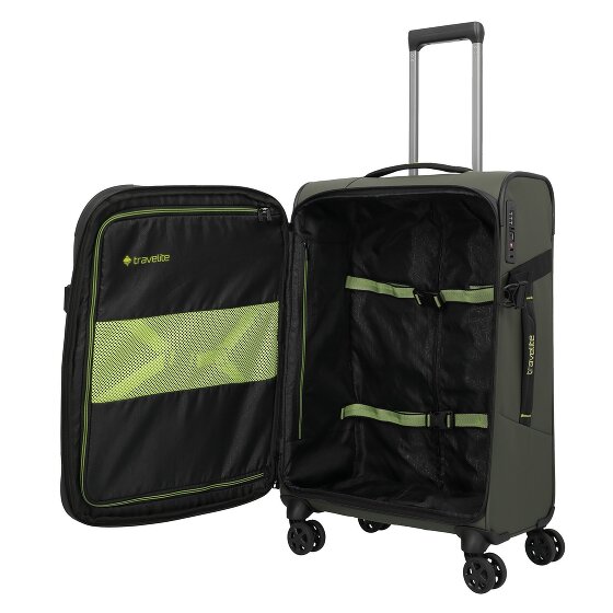Travelite Briize 4 Rollen Kofferset 3-teilig mit Dehnfalte