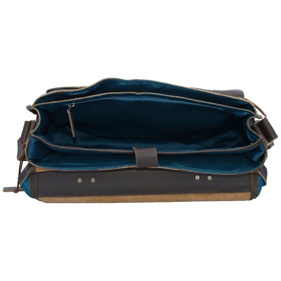 aunts & uncles Hunter Jack Messenger Leder 45 cm Laptopfach