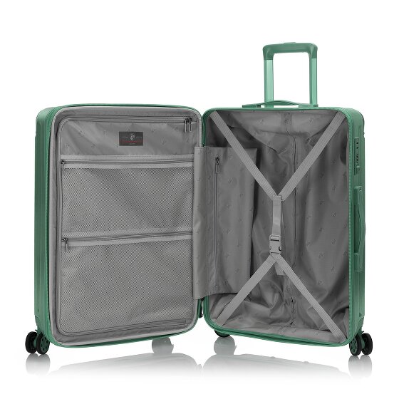 Heys Alumix 4 Rollen Trolley M 66 cm mit Dehnfalte