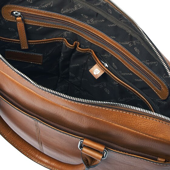 Castelijn & Beerens Peter Aktentasche RFID Schutz Leder 40 cm Laptopfach