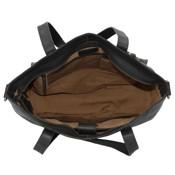 Burkely Vintage Jade Schultertasche Leder 36 cm Laptopfach