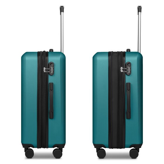 Check.In Paradise 2.0 4 Rollen Trolley M 68 cm mit Dehnfalte