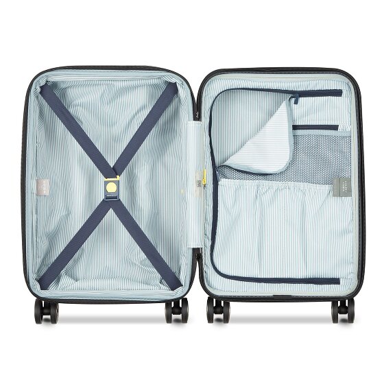 Delsey Paris Longitude 4 Rollen Kabinentrolley 55 cm mit Dehnfalte