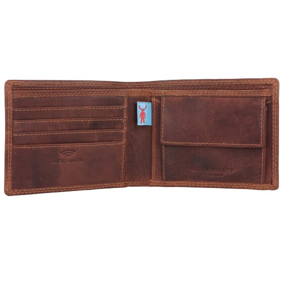 Jack Kinsky Monterey Geldbörse RFID Schutz Leder 11.5 cm