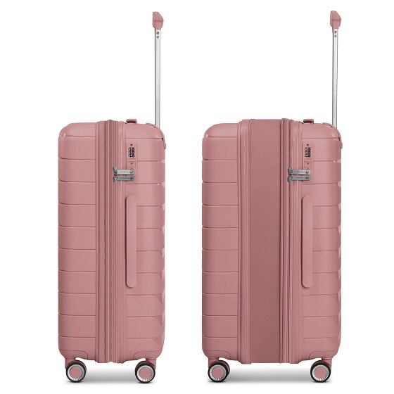 Franky London 4 Rollen Trolley M 65 cm mit Dehnfalte