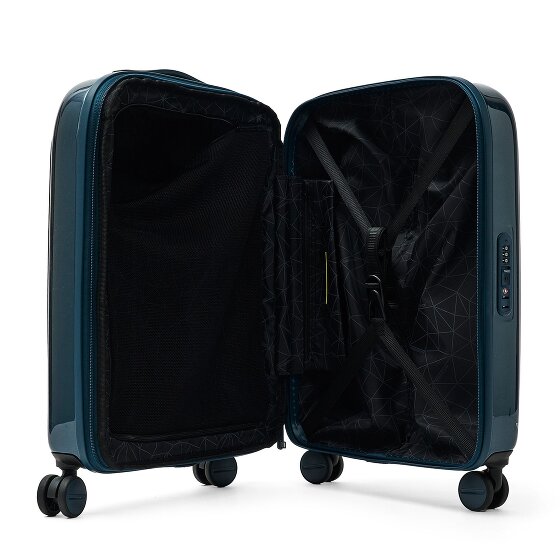 Mandarina Duck Logoduck + Metal 4 Rollen Trolley S 55 cm mit Dehnfalte