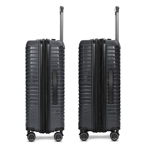 Stratic Shine 4 Rollen Trolley 65 cm mit Dehnfalte