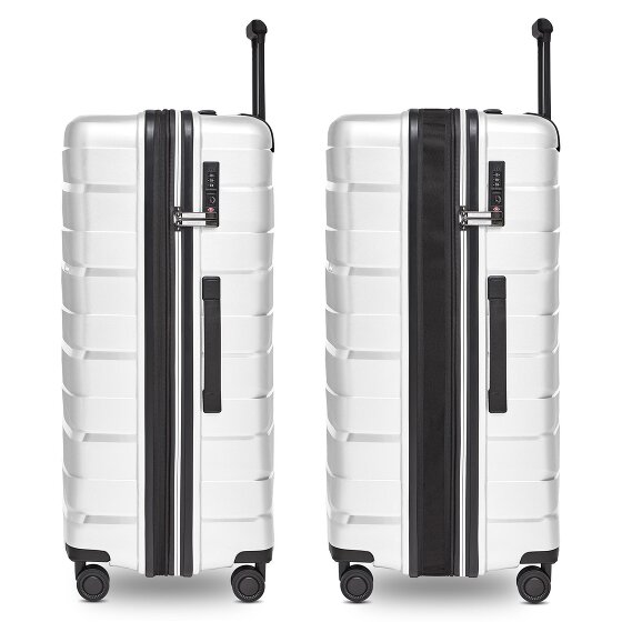 Bergpfeil Travel 4 Rollen Trolley L 75 cm mit Dehnfalte