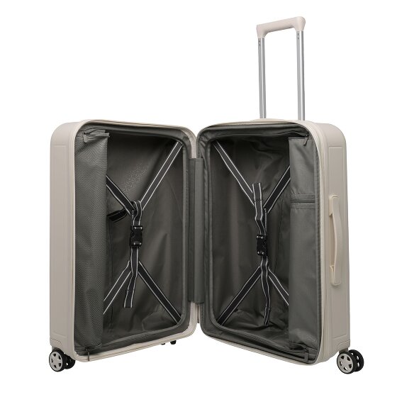 Travelite Panello 4 Rollen Trolley M 65 cm mit Dehnfalte
