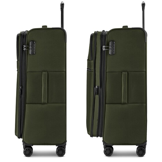 Bugatti Valencia Soft 4 Rollen Trolley L 75 cm mit Dehnfalte