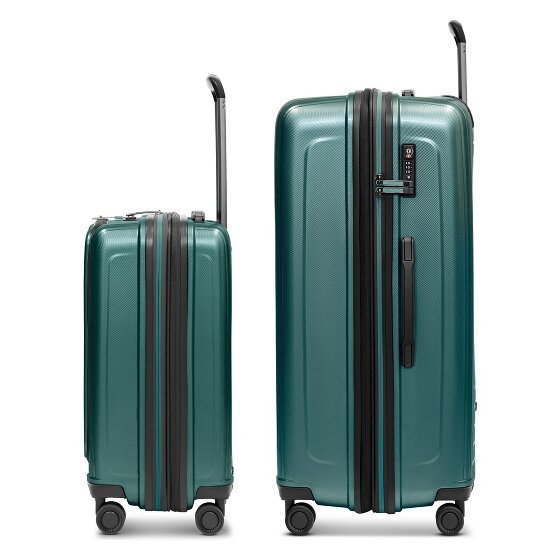 Redolz Essentials 14 4-Rollen Kofferset 2 tlg. Laptopfach mit Dehnfalte