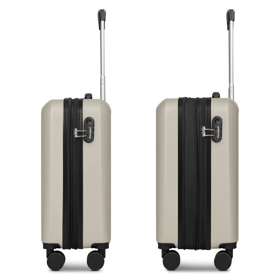 Check.In Paradise 2.0 4 Rollen Kabinentrolley S 55 cm mit Dehnfalte