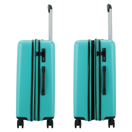 Gabol Future Plus 4 Rollen Trolley 66 cm mit Dehnfalte