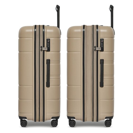 Redolz Essentials 11 4 Rollen Trolley 76 cm mit Dehnfalte