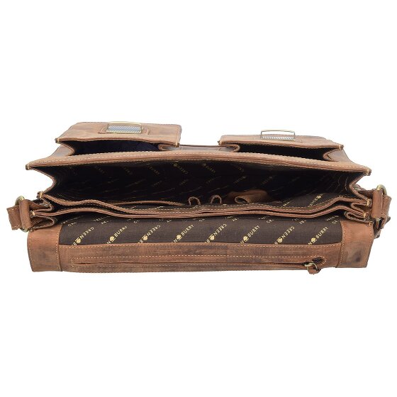 Greenburry Vintage Aktentasche Leder 40 cm
