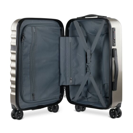 Bugatti Corium 4 Rollen Kabinentrolley 55 cm