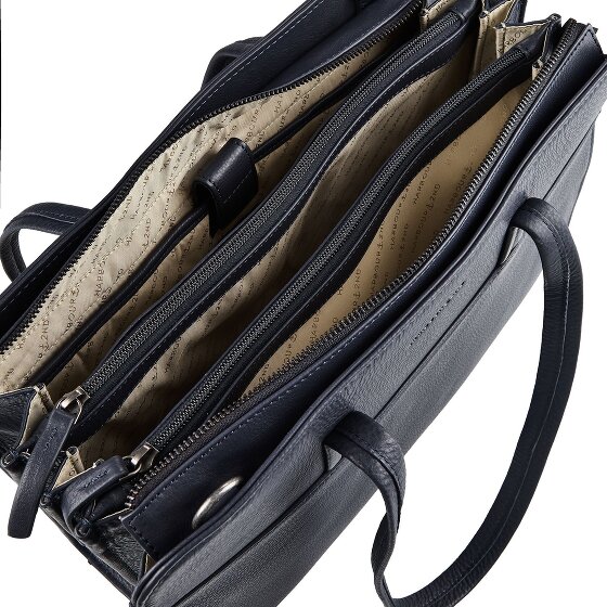Harbour 2nd Just Pure Schultertasche Leder 36 cm Laptopfach