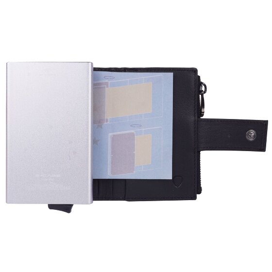 Strellson Carter C-Four Kreditkartenetui RFID Schutz Leder 6.5 cm