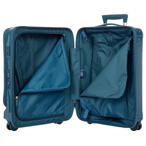 Bric's Positano 4 Rollen Kabinentrolley 55 cm mit Dehnfalte