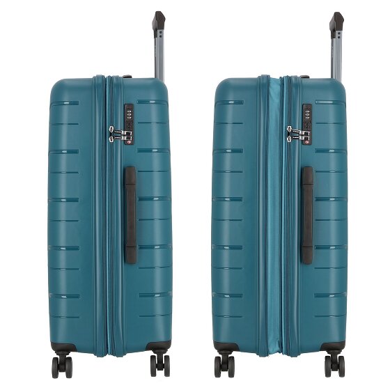 Polestream Strz by Asteroid 4 Rollen Trolley L 74 cm mit Dehnfalte