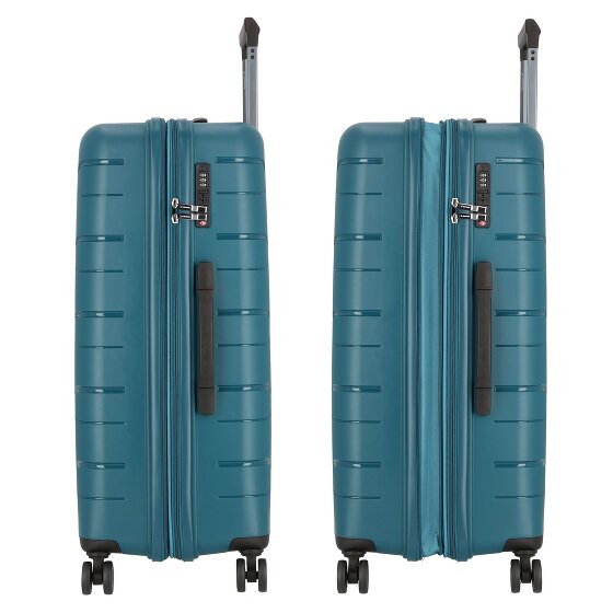 Polestream Strz by Asteroid 4 Rollen Trolley L 74 cm mit Dehnfalte