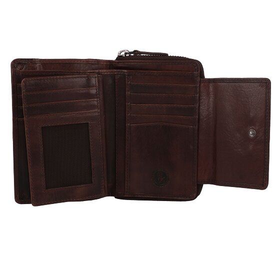 Greenburry Newport Geldbörse RFID Schutz Leder 14 cm