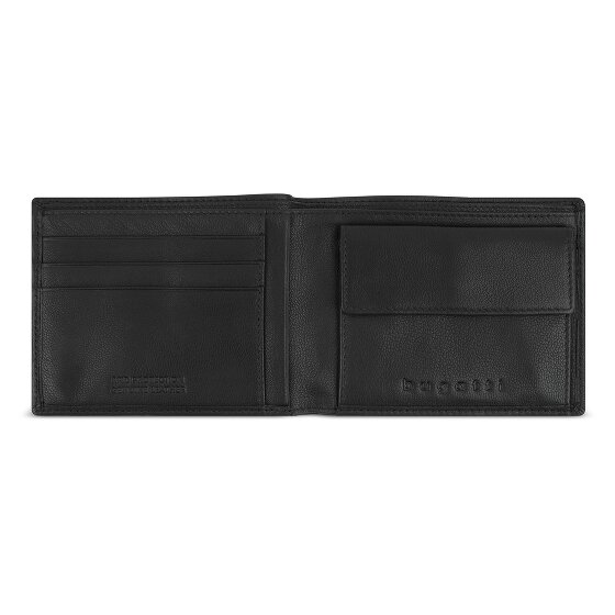 Bugatti Black Magic Geldbörse RFID Schutz Leder 11.5 cm